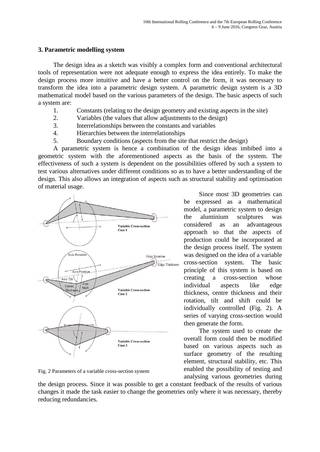 Die Welle – Parametric solutions for design and production of complex forms with large-format roll-bent plates, Seite 3