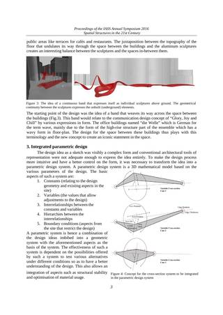 Computational systems for design and production of complex geometries with large-format roll-bent aluminum plates, Seite 3