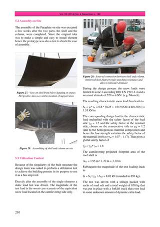 Parapluie – Ultra Thin Concrete Shell Made of UHPC by Activating Membrane Effects, Seite 12
