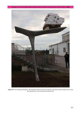 Parapluie – Ultra Thin Concrete Shell Made of UHPC by Activating Membrane Effects, Seite 13