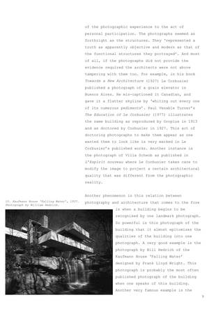 Projective Dialectics – On the relation between the photograph and the building, Seite 9