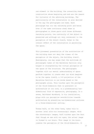 Projective Dialectics – On the relation between the photograph and the building, Seite 17