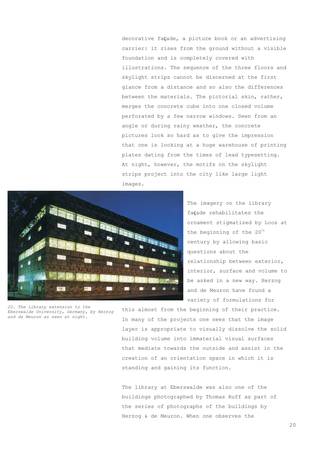 Projective Dialectics – On the relation between the photograph and the building, Seite 20