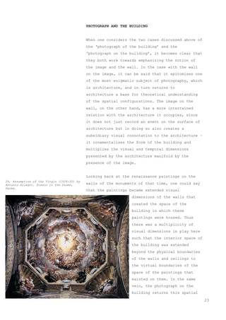 Projective Dialectics – On the relation between the photograph and the building, Seite 23