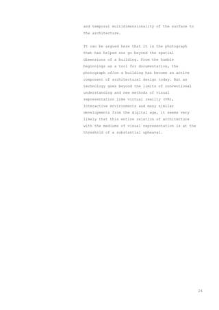 Projective Dialectics – On the relation between the photograph and the building, Seite 24